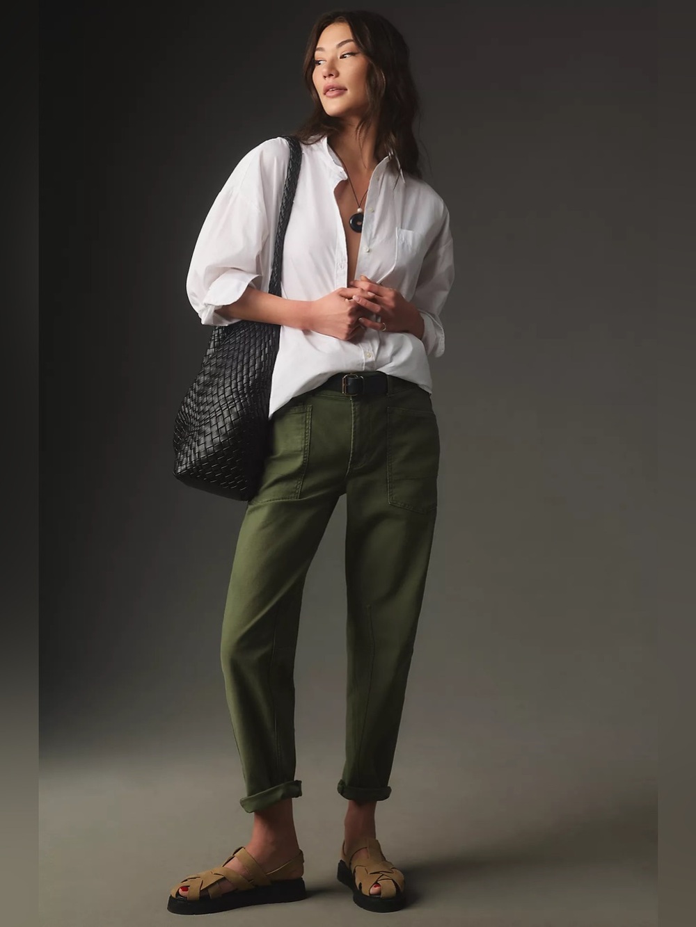 Anthropologie Pilcro The Wanderer Pants utility straight leg pants